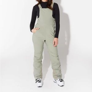 NWT: Halfdays Carson Bib in Sage (sold out online!!)